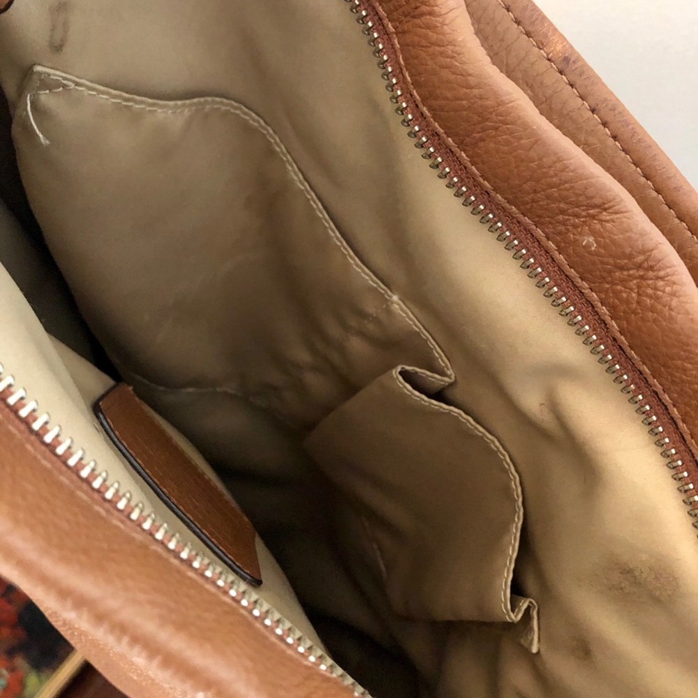 Beautiful brown Coach leather bag - Picture 6 of 8